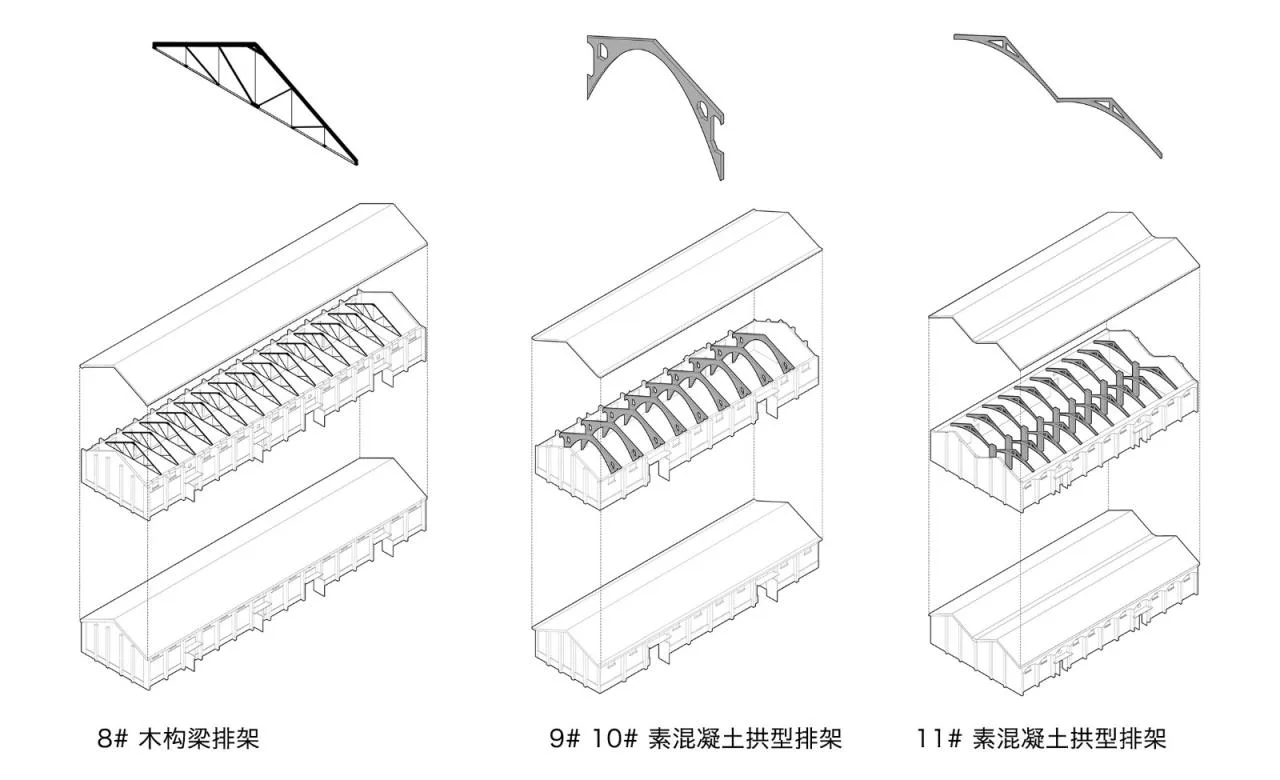 Analysis diagram of old building decomposition