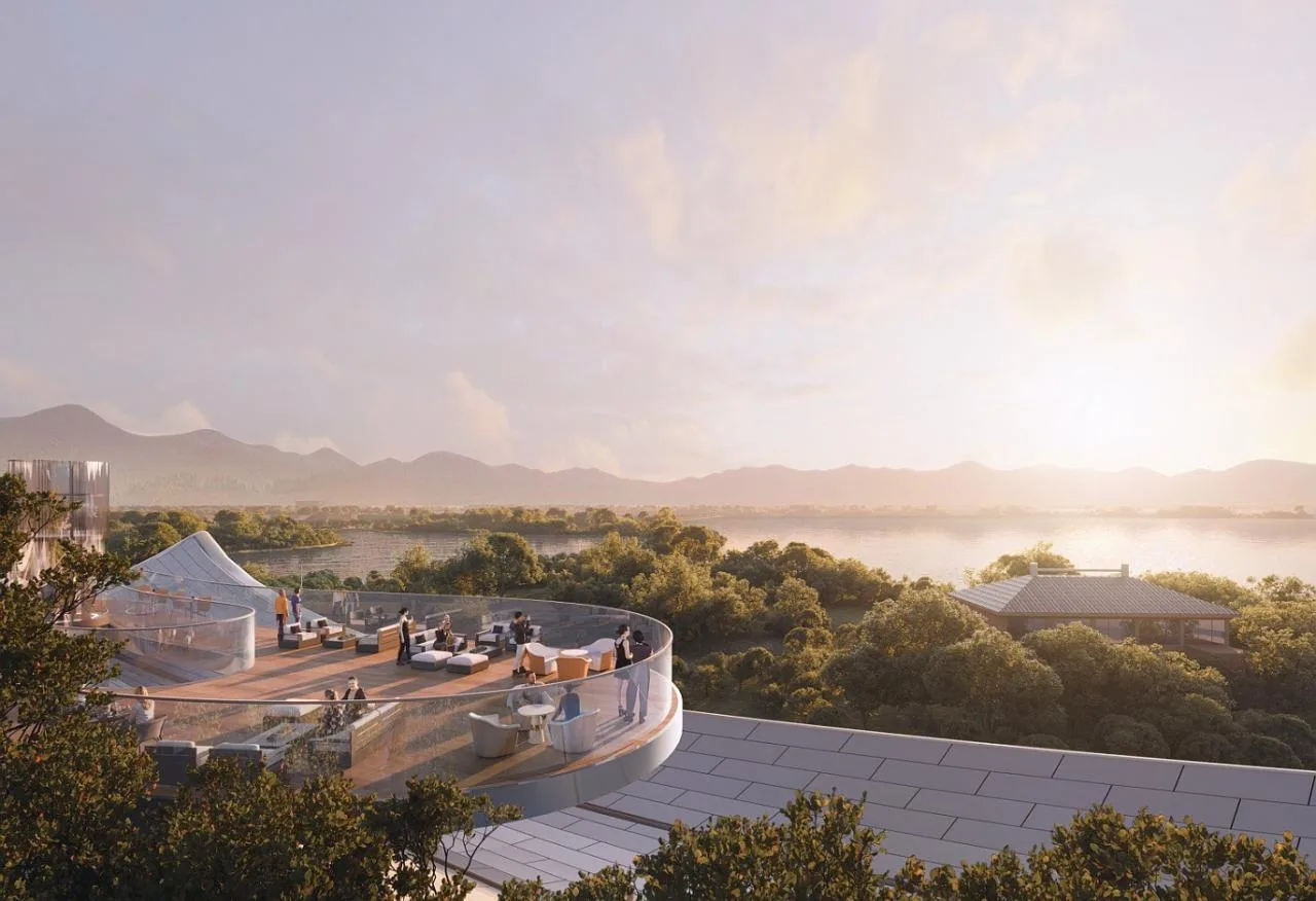 BIM Architecture | Donghu Hewu: Wuhan Huguang Overture City Resort Hotel (International Competition Award)/Weisiping Architectural Design