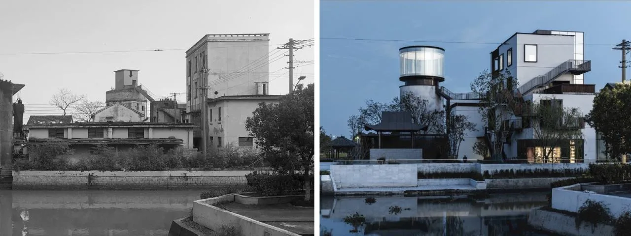Comparison before and after renovation © line+