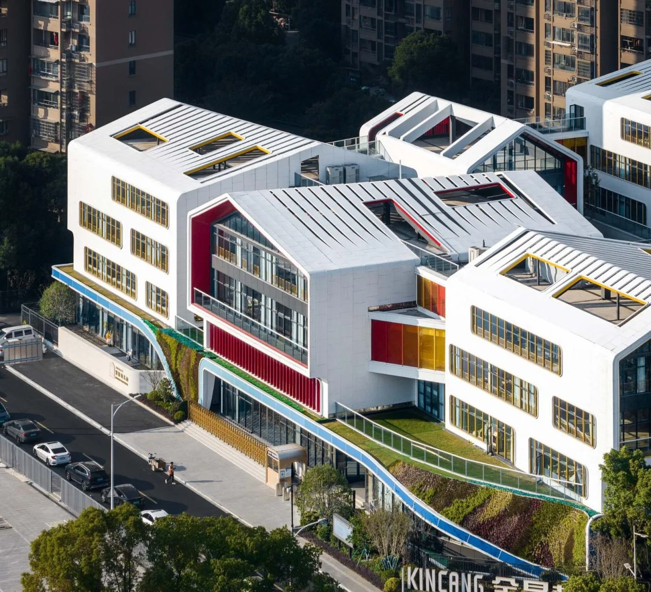 BIM Architecture | Jinchang Mondfel Kindergarten/01 City Architecture Office