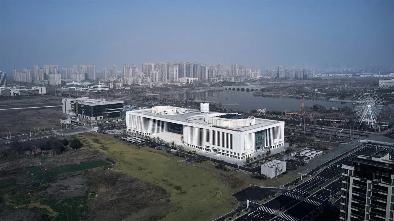 BIM Architecture | Feidong County Grand Theater Cultural Center/Shanghai Huadu Architectural Planning and Design Co., Ltd