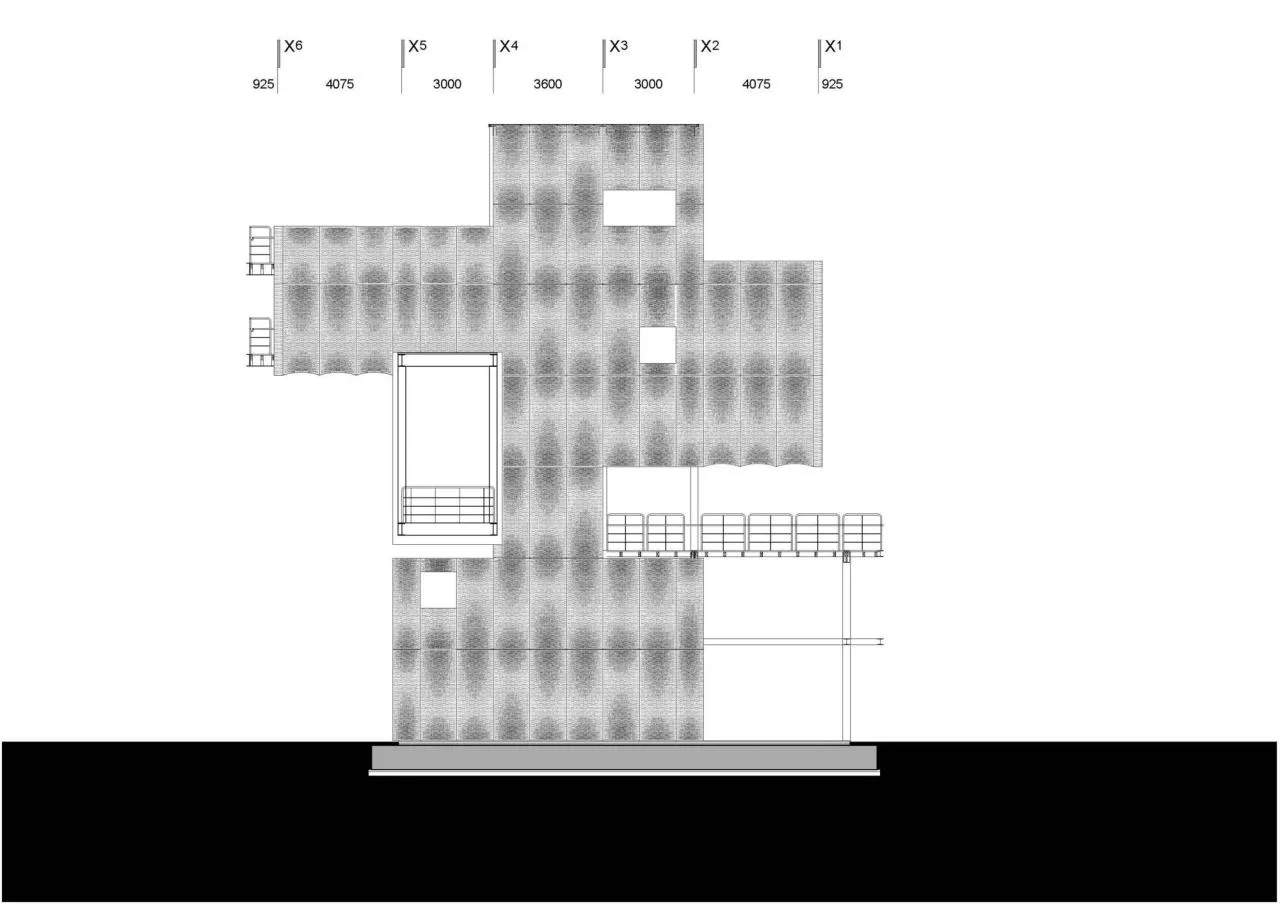 BIM Architecture | Advanced Use of Perforated Panels, Thousand Plateau Observation Deck/Emer sys