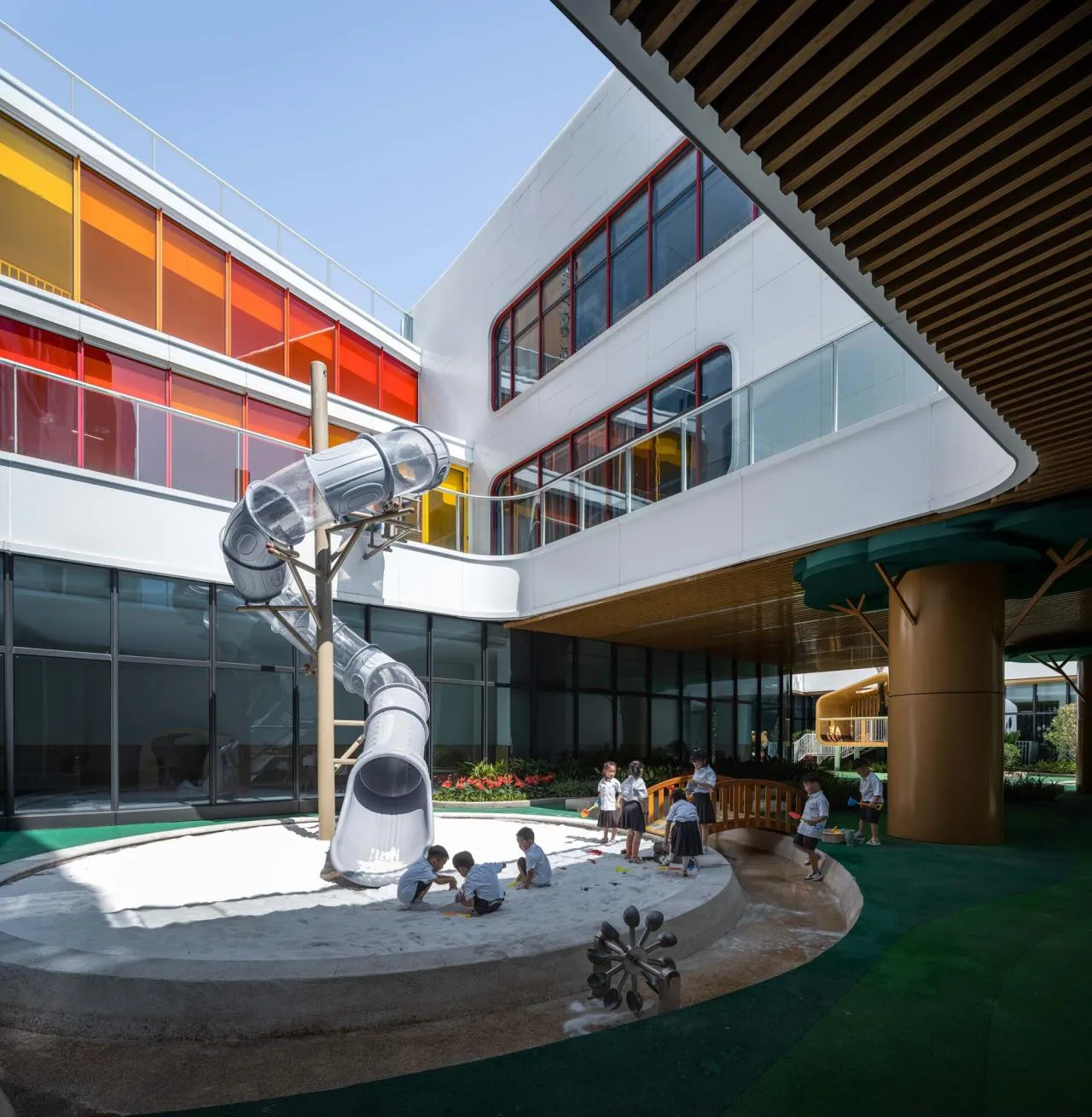 BIM Architecture | Jinchang Mondfel Kindergarten/01 City Architecture Office