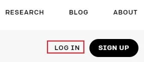 OpenAI API login page