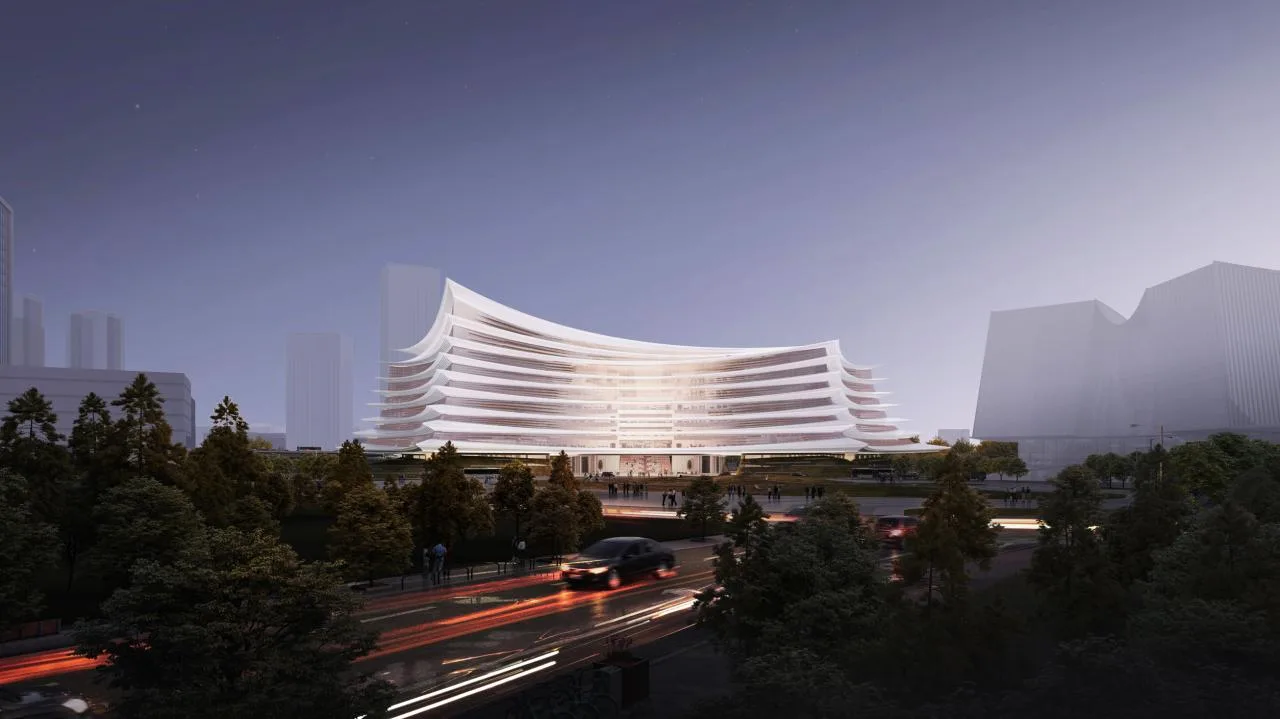 BIM Architecture | Bid Candidate: Wuhan Library New Building: Stacked Books into a Pavilion · Chu Feng Jiang Yun/Weisiping Architectural Design
