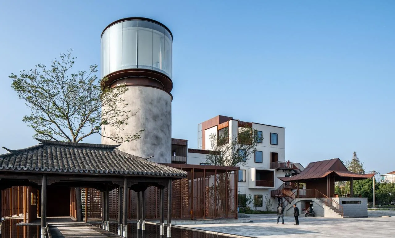 BIM Architecture | Yangtze River Delta Integration Demonstration Zone: Dingzha Water Town SOHO Smart Granary/Line+Architectural Firm MLA+