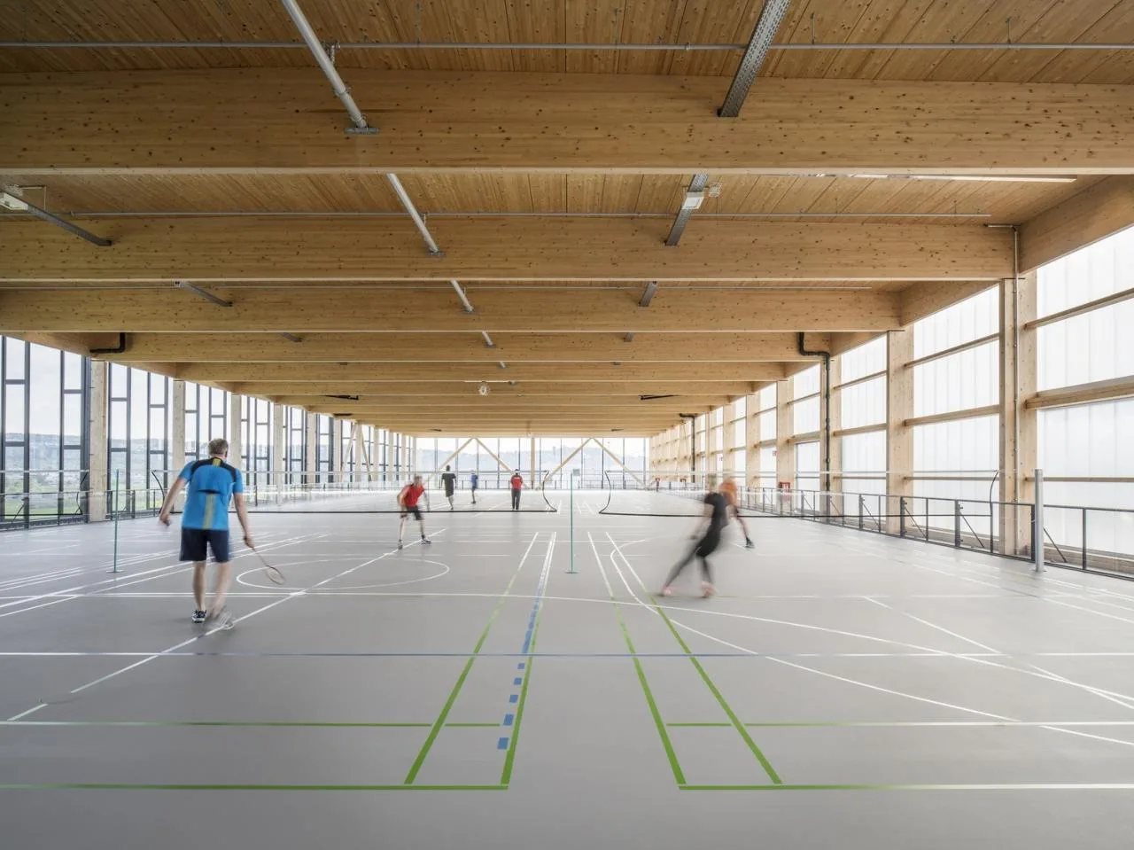 BIM Architecture | Aerial Fitness, Tongkuai Group Sports Center/Barkow Leibinger