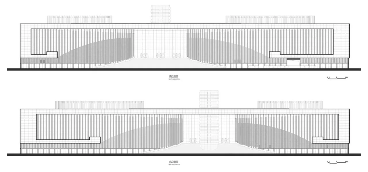 BIM Architecture | Feidong County Grand Theater Cultural Center/Shanghai Huadu Architectural Planning and Design Co., Ltd