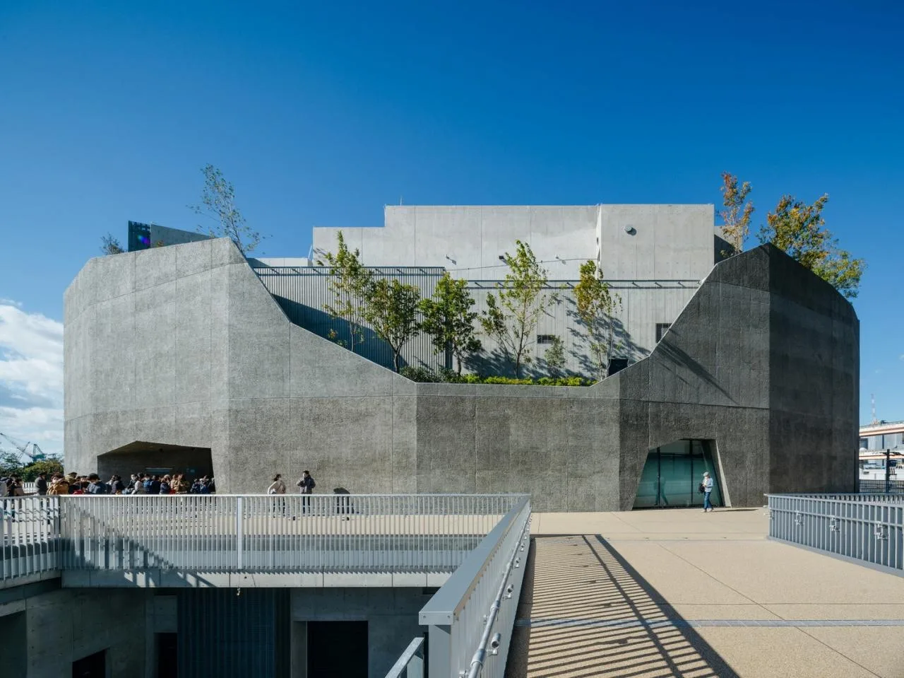 BIM Architecture | Kobe Port Museum, Sea Sand Concrete/Dacheng Construction