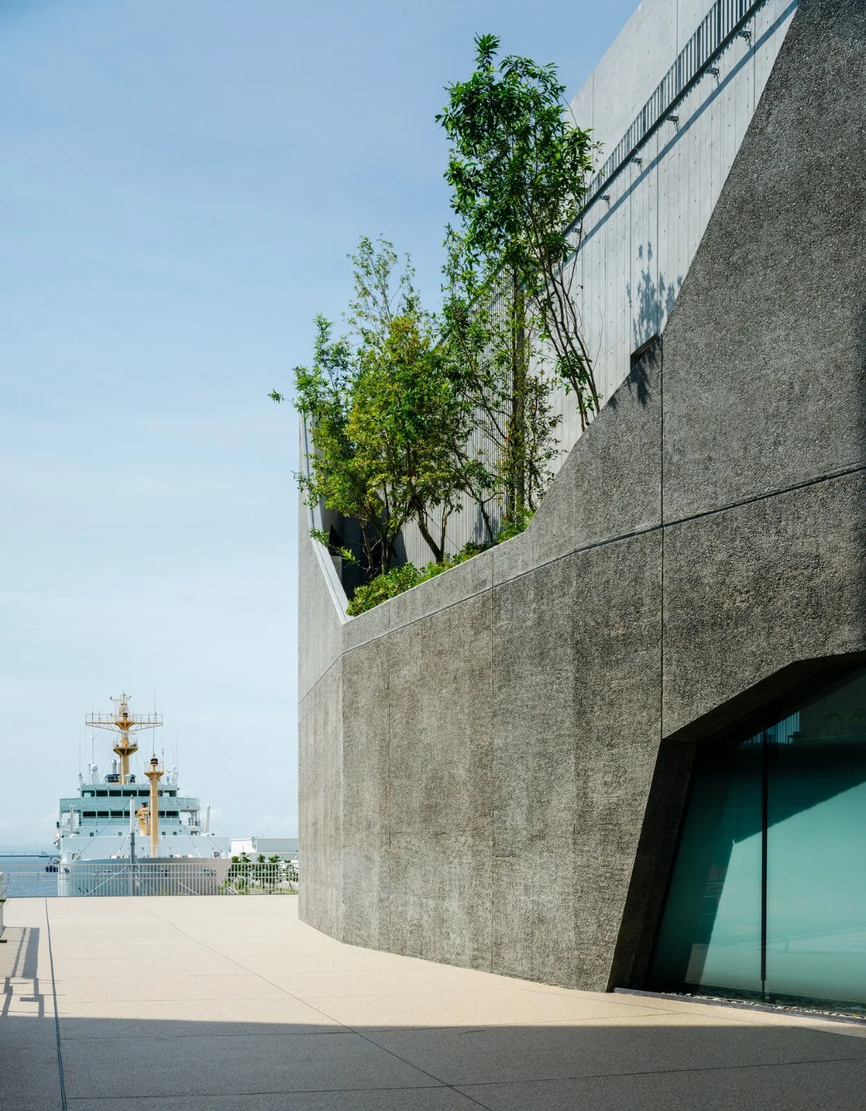 BIM Architecture | Kobe Port Museum, Sea Sand Concrete/Dacheng Construction