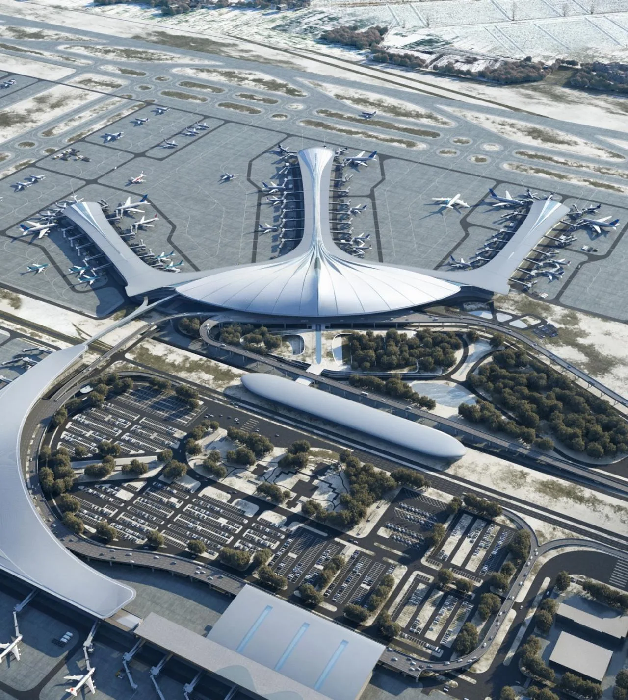 BIM Architecture | Winning Proposal for Changchun Airport New Terminal/MAD Consortium