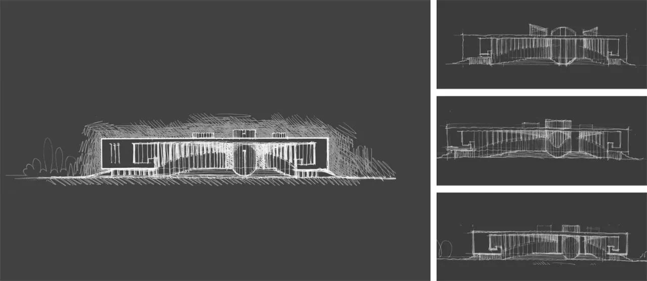 BIM Architecture | Feidong County Grand Theater Cultural Center/Shanghai Huadu Architectural Planning and Design Co., Ltd