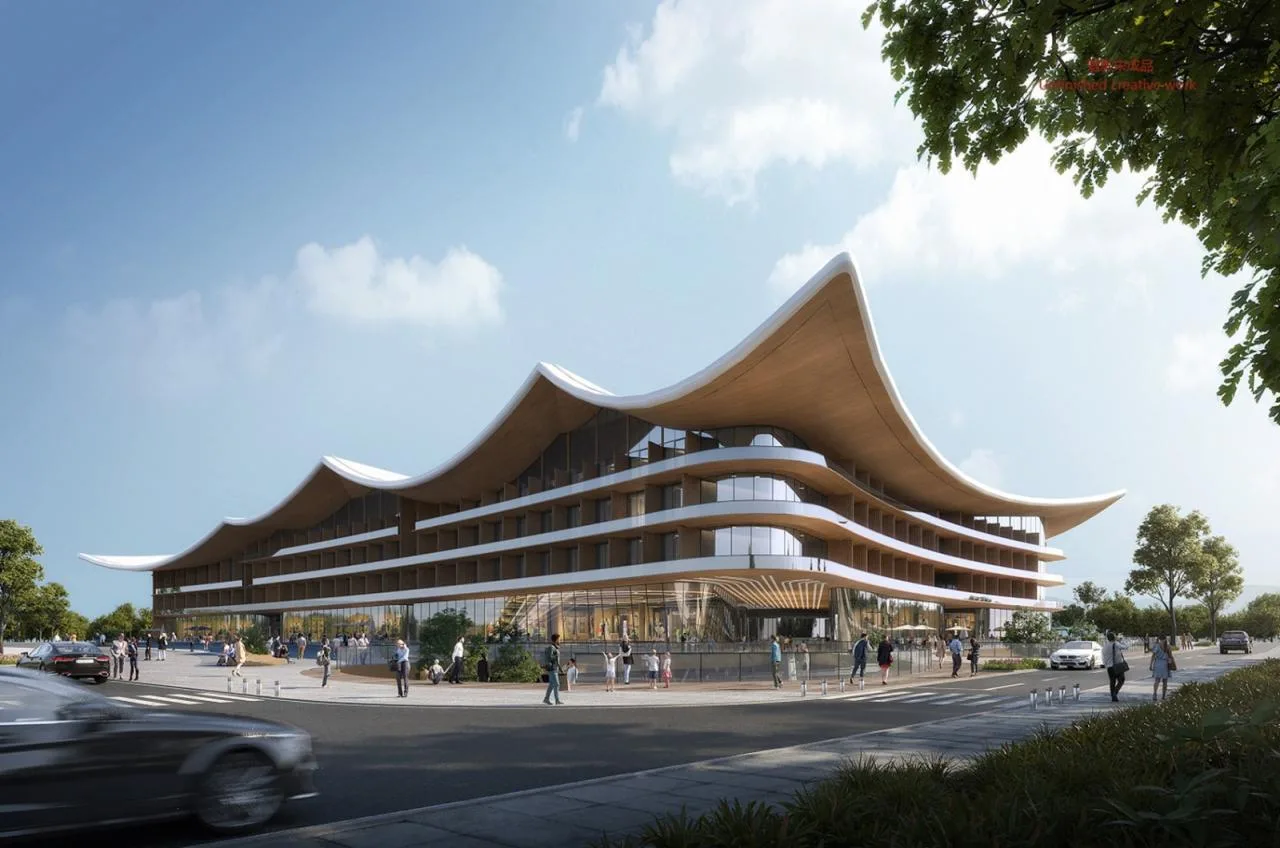 BIM Architecture | Donghu Hewu: Wuhan Huguang Overture City Resort Hotel (International Competition Award)/Weisiping Architectural Design