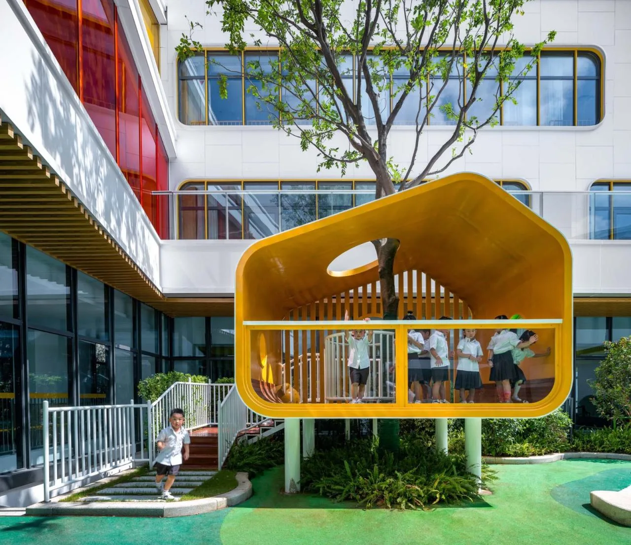 BIM Architecture | Jinchang Mondfel Kindergarten/01 City Architecture Office