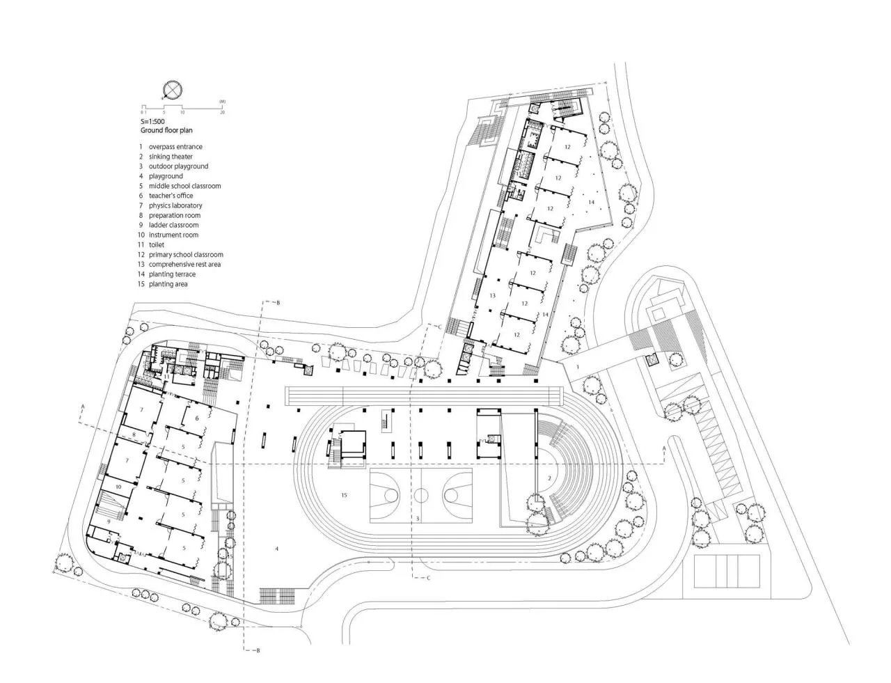 BIM Architecture | Luohu Future Primary and Secondary School/Hibiya Design+Children's City+Pure Practice