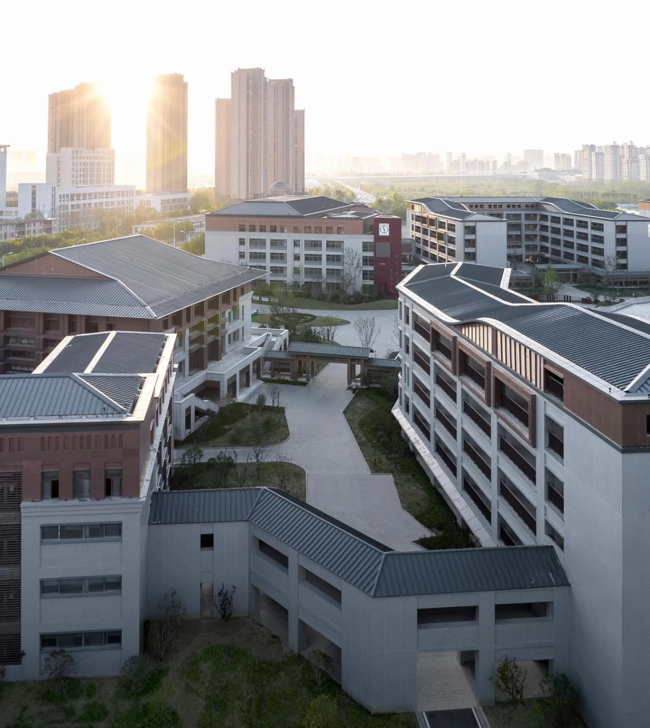 BIM Architecture | Meeting the Stars in the Sea of Yao - Hefei Yizhongdong Campus/Zhejiang University Architectural Design and Research Institute