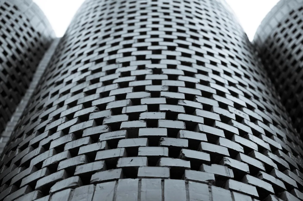 BIM Architecture | Mausoleum Memorial Hall, Concrete Cylinder 'Dripping'/Sthapotik