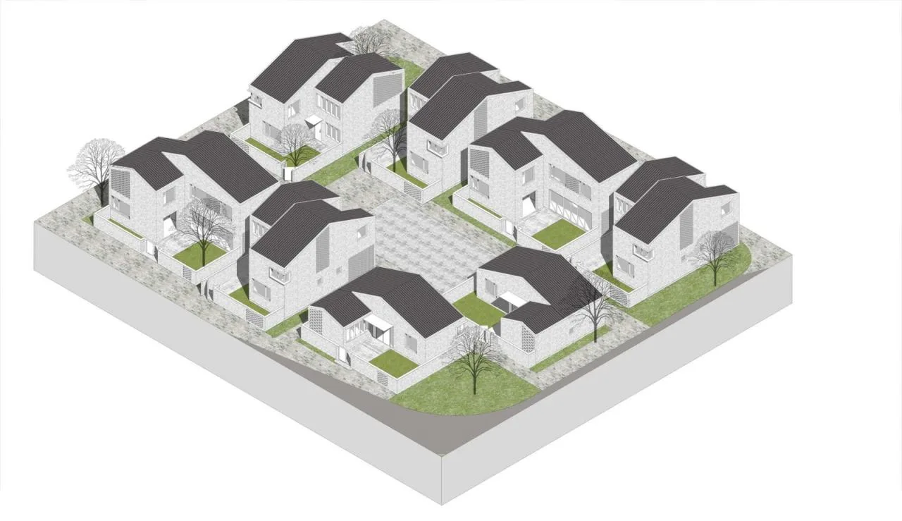 BIM Architecture | Mugou Village New Community, Yilin Town, Funing County/Zhou Ling Studio of Nanda Design Institute