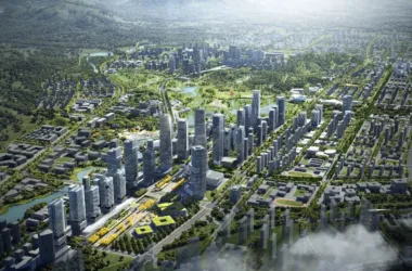 BIM Architecture Unveils Changsha Merchants Meixi Lake Garden City Plan Featuring 24-Hour Forest Life Children's Walk and Tech-Driven Ecological Aerobic Mall-BIM WORLD