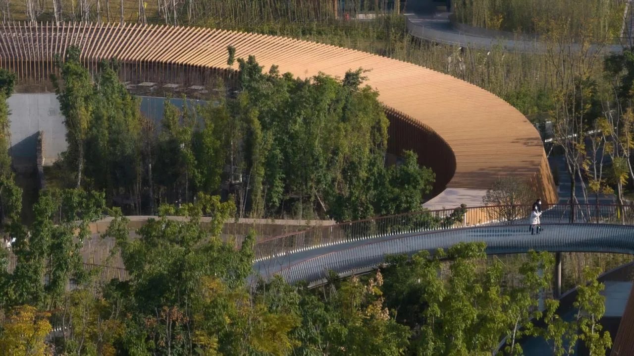 BIM Architecture | Chengdu Panda New House: Natural Habitat in the Valley and Forest/EID Arch Jiang Ping Studio