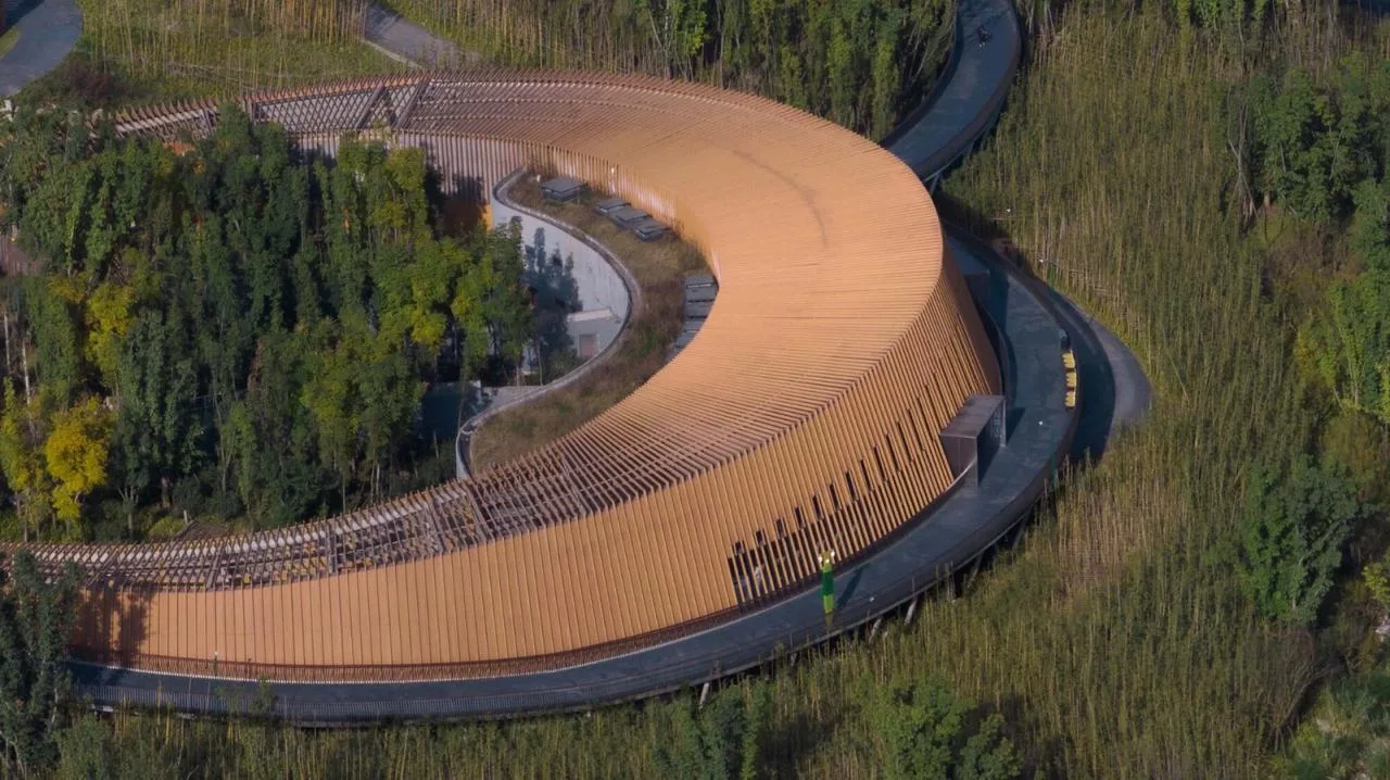 BIM Architecture | Chengdu Panda New House: Natural Habitat in the Valley and Forest/EID Arch Jiang Ping Studio