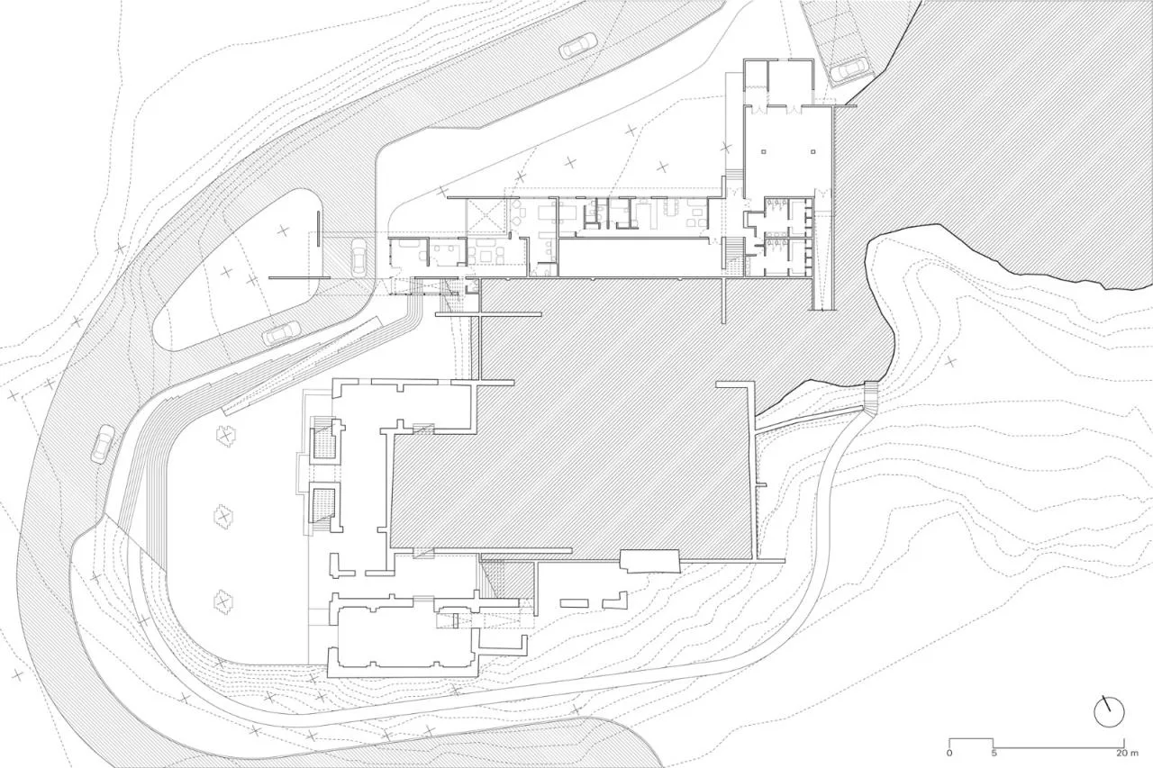 BIM Architecture | Activity Center within the City Wall/Triangular