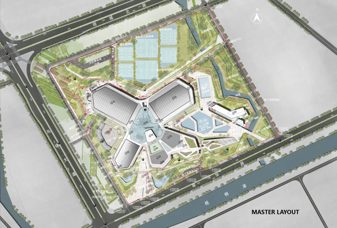 BIM Architecture | Sports Catalyze Urban Life: Tongxiang National Fitness Center and Li Ning Sports Park/PTD Botao Design