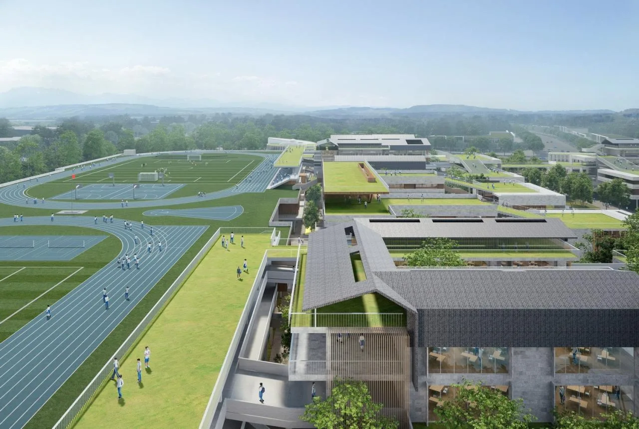 BIM Architecture | Key School Scheme Design in the Bay Area: Shunde School of Foshan No.1 Middle School/AG Huichuang