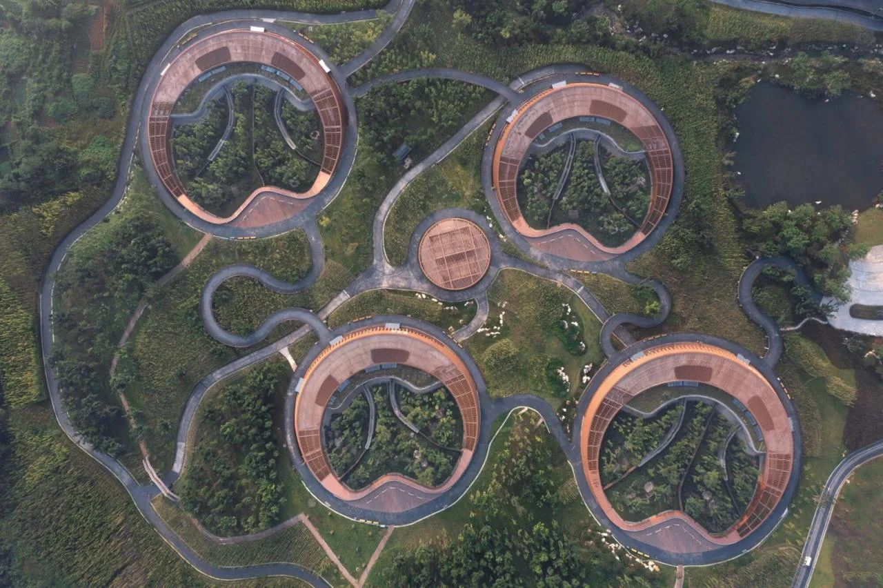 BIM Architecture | Chengdu Panda New House: Natural Habitat in the Valley and Forest/EID Arch Jiang Ping Studio