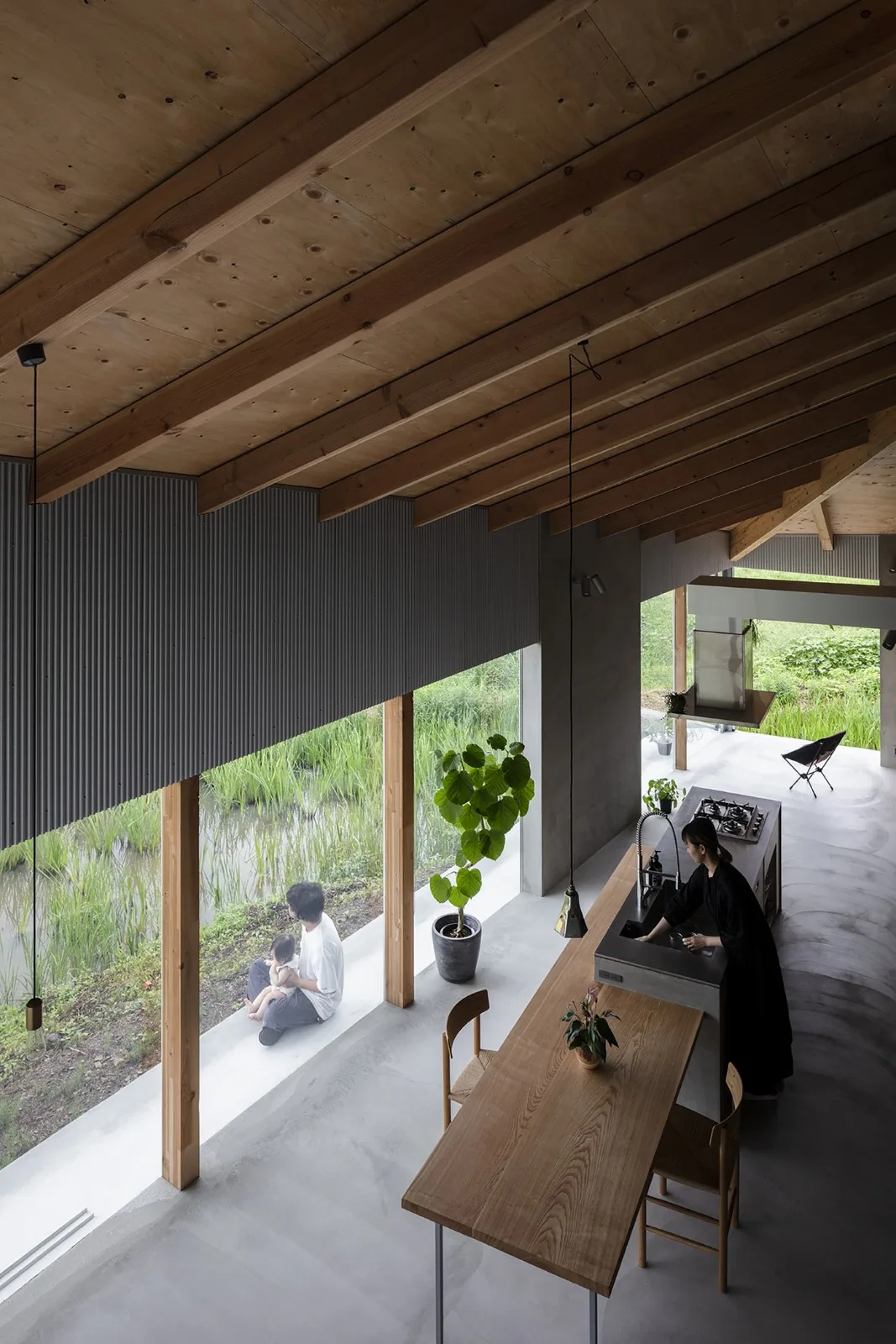 BIM Architecture | Flooring and Roofing in Haiyuan Town/SAI Architecture Studio
