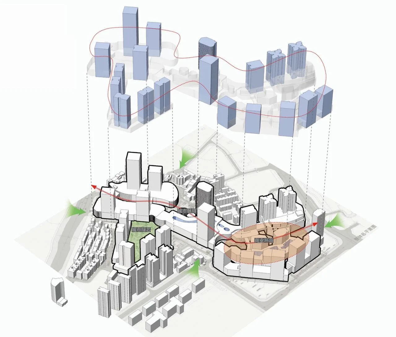 BIM Architecture | Ten Years of Construction, One Sky Street, One City: Chongqing Longhu Times Sky Street E-Hall/Chengzhi Design
