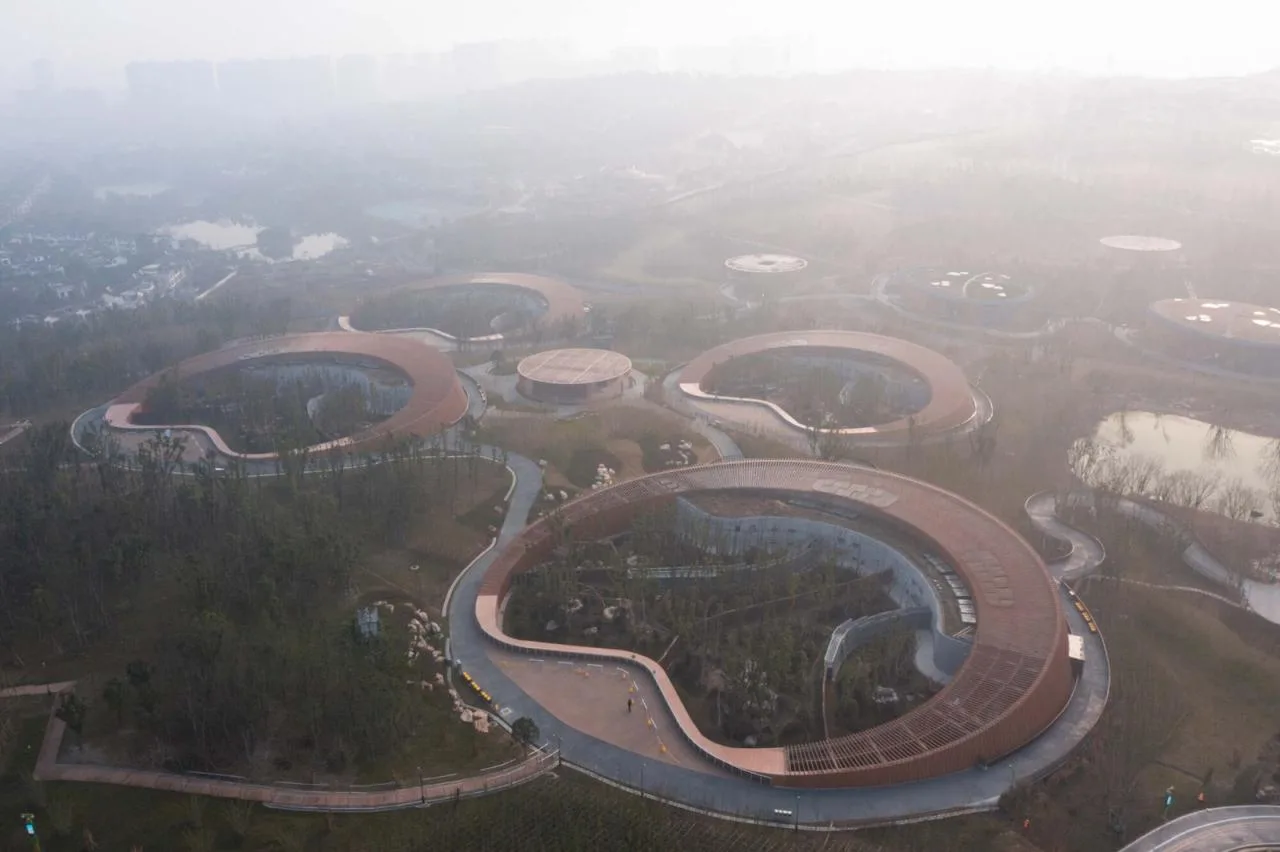 BIM Architecture | Chengdu Panda New House: Natural Habitat in the Valley and Forest/EID Arch Jiang Ping Studio