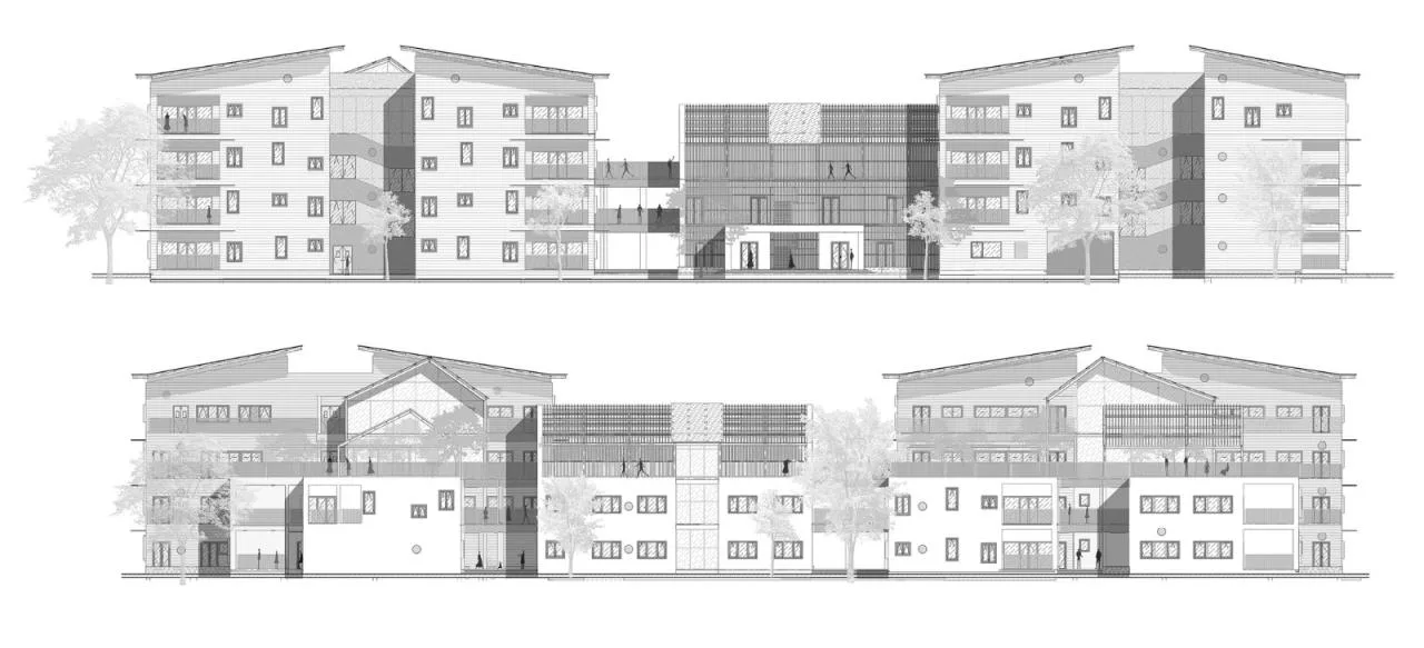 BIM Architecture | Dich Vong Hau Kindergarten/Sunjin Vietnam Joinventure Company