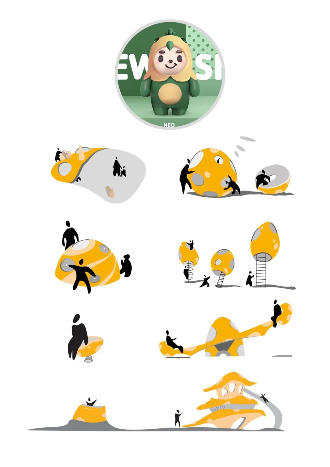 BIM Architecture | Jungle Planet · Children's Space Returning to Nature/Joyful Design