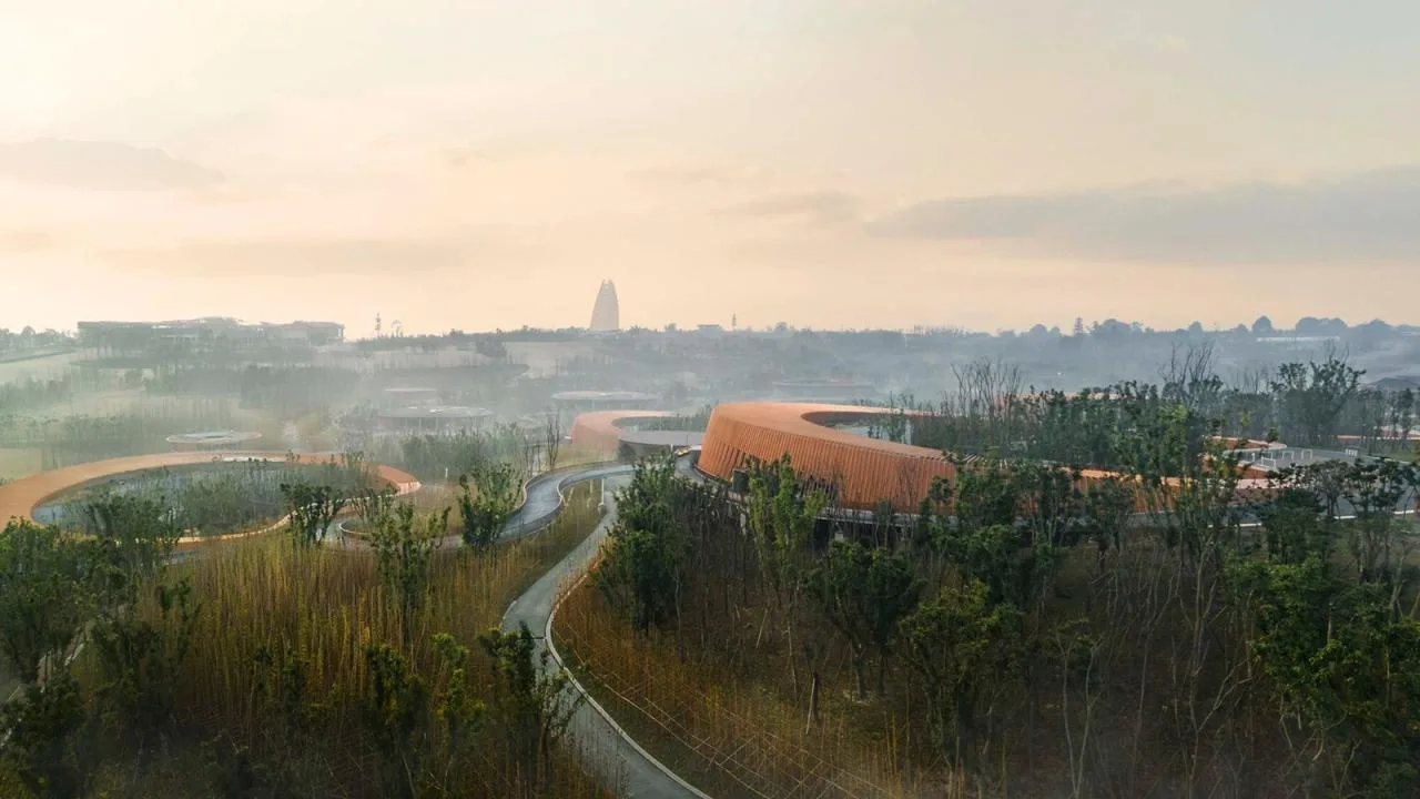 BIM Architecture | Chengdu Panda New House: Natural Habitat in the Valley and Forest/EID Arch Jiang Ping Studio