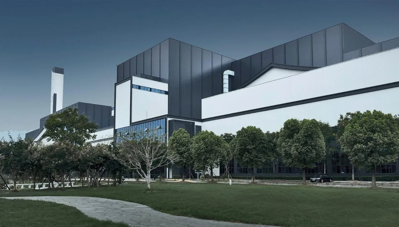 BIM Architecture | Xidong Municipal Solid Waste Incineration Power Plant Facade Renovation/Guangzhou Huake Engineering Technology Co., Ltd