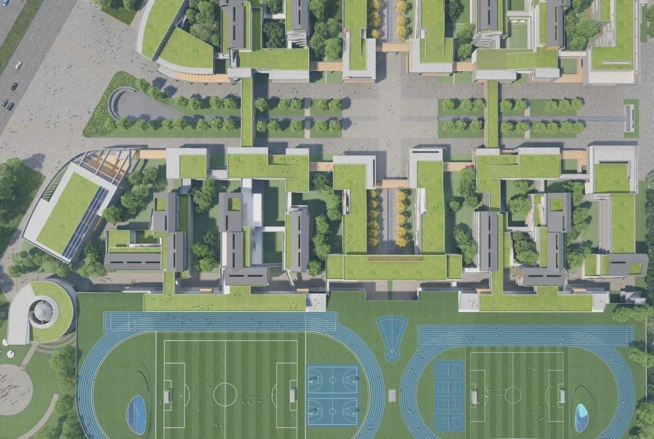 BIM Architecture | Key School Scheme Design in the Bay Area: Shunde School of Foshan No.1 Middle School/AG Huichuang