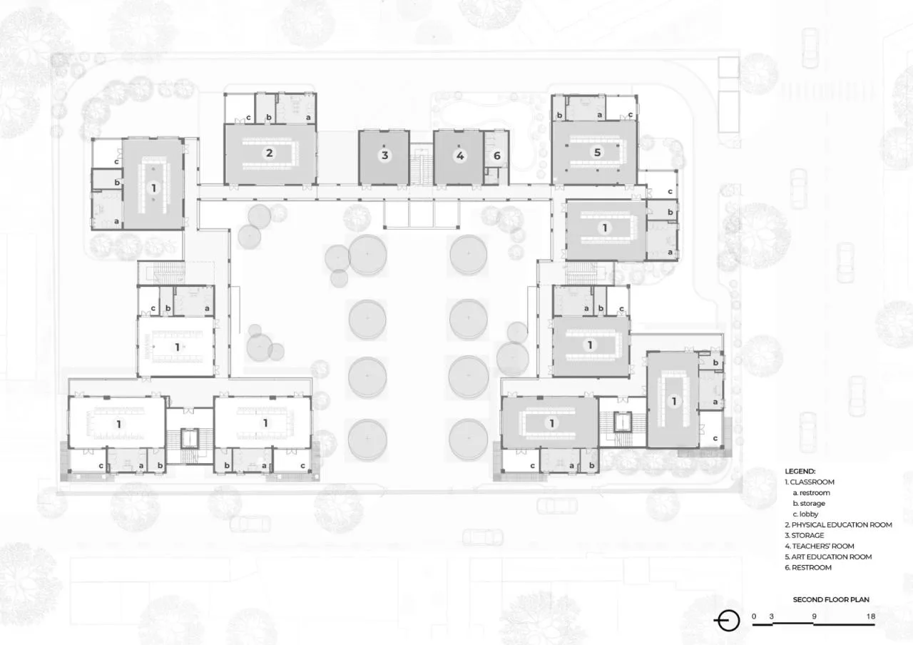 BIM Architecture | Dich Vong Hau Kindergarten/Sunjin Vietnam Joinventure Company