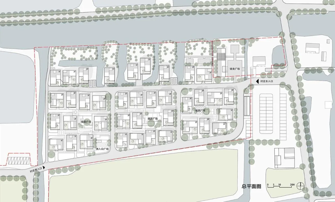 BIM Architecture | Mugou Village New Community, Yilin Town, Funing County/Zhou Ling Studio of Nanda Design Institute