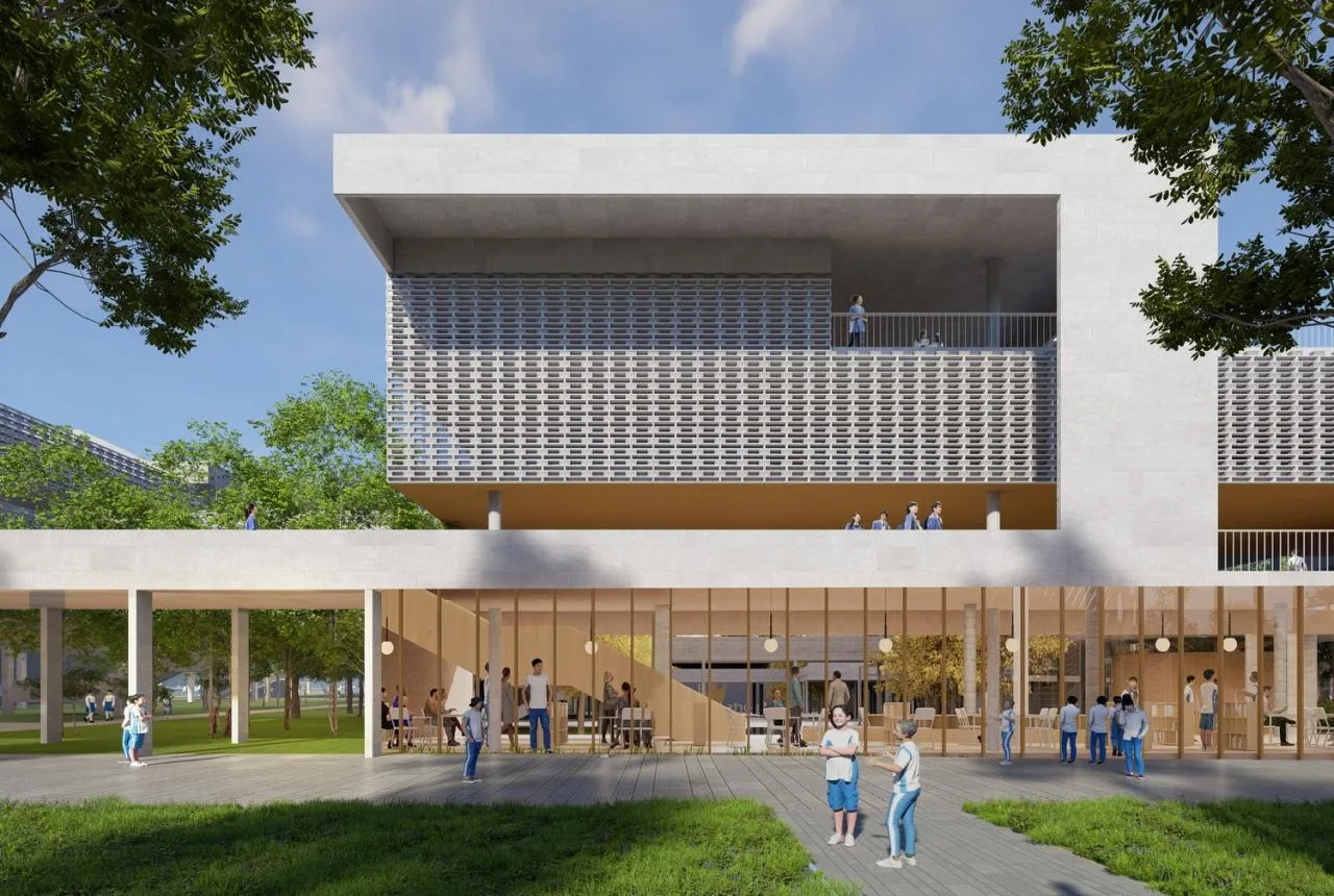 BIM Architecture | Key School Scheme Design in the Bay Area: Shunde School of Foshan No.1 Middle School/AG Huichuang