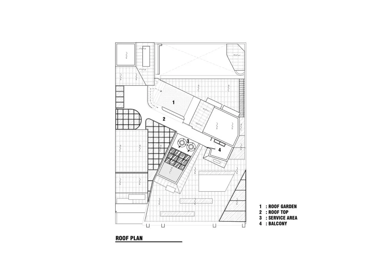 BIM Architecture | Java Rooftop+Rotating Room, Distracted House/Ismail Solehudin Architecture