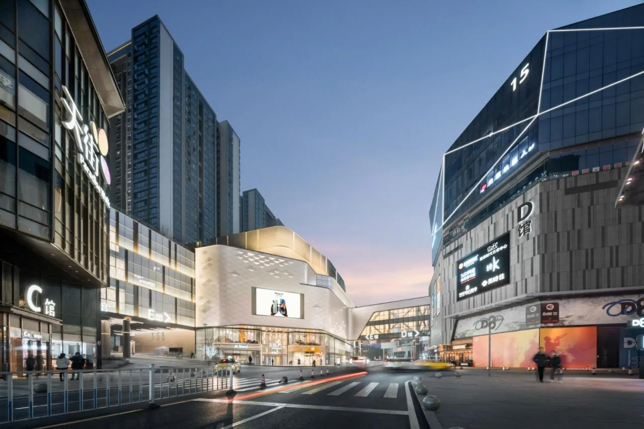 BIM Architecture | Ten Years of Construction, One Sky Street, One City: Chongqing Longhu Times Sky Street E-Hall/Chengzhi Design