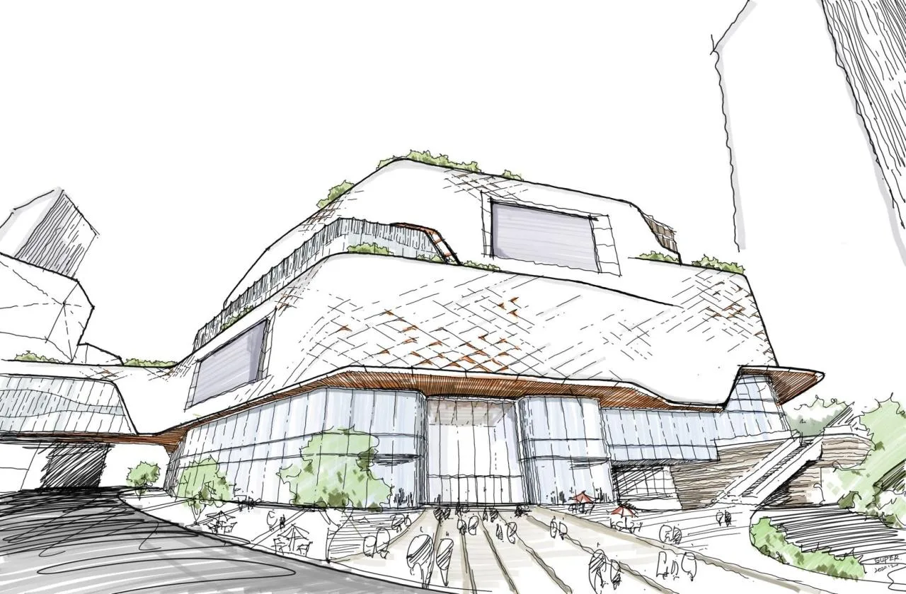 BIM Architecture | Ten Years of Construction, One Sky Street, One City: Chongqing Longhu Times Sky Street E-Hall/Chengzhi Design