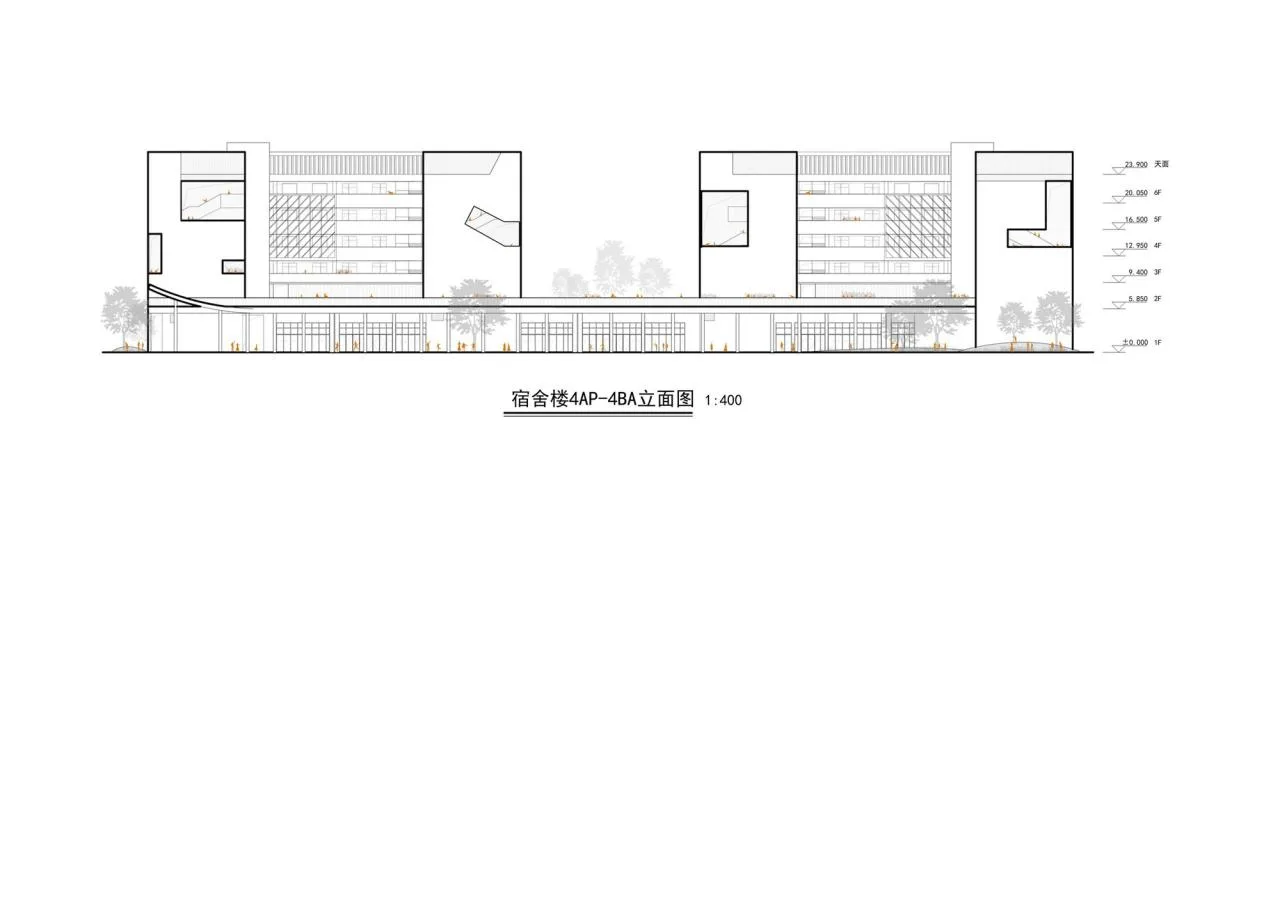 BIM Architecture | NanHai Guicheng Jingui High School/Vertical Beam Society