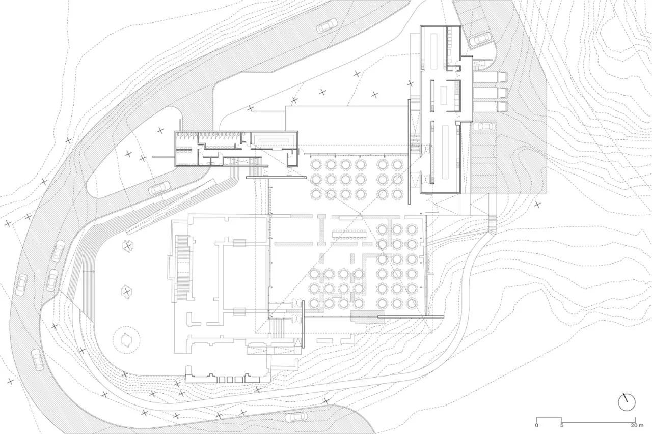 BIM Architecture | Activity Center within the City Wall/Triangular
