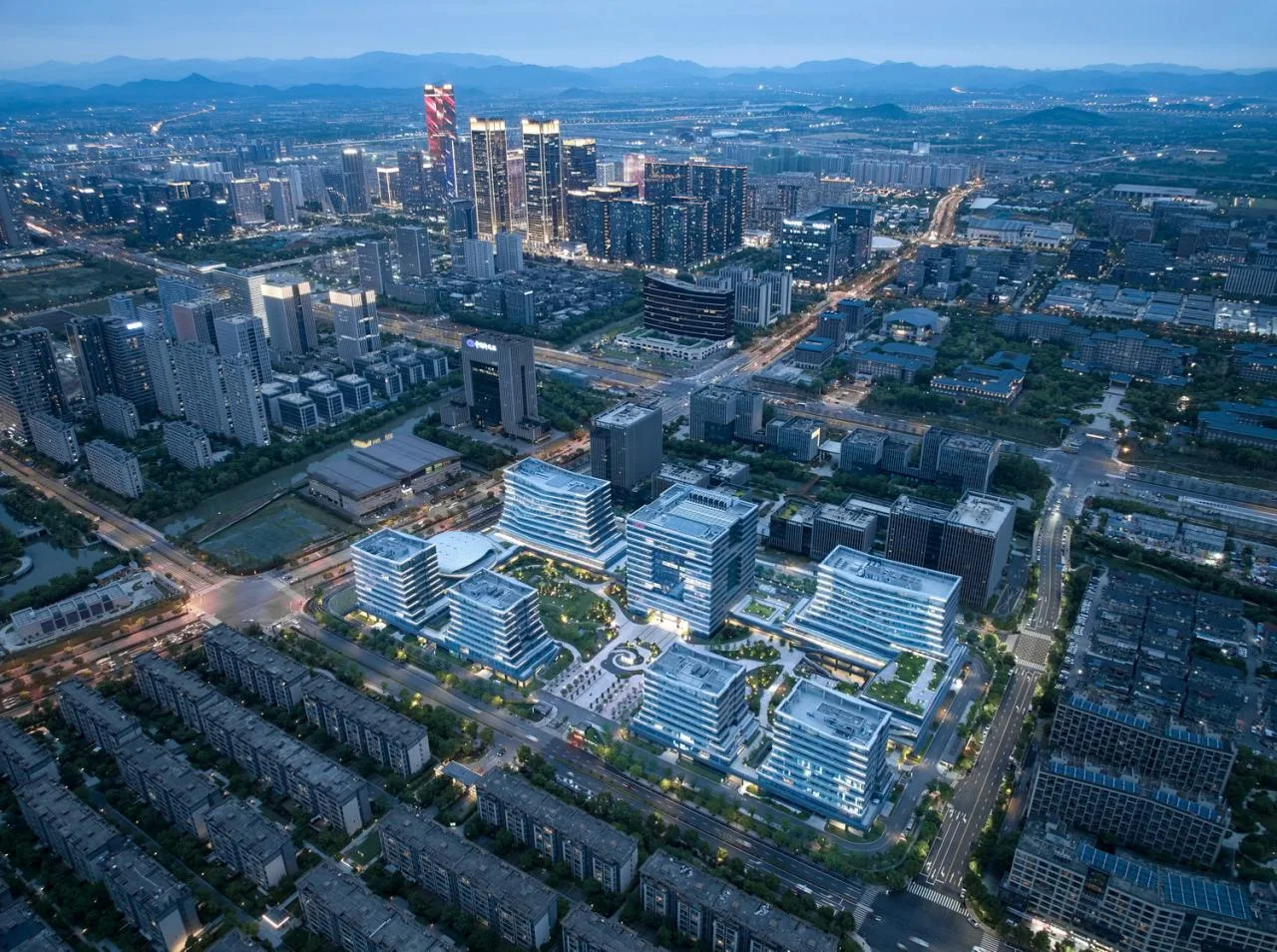 BIM Architecture | Sci Tech Innovation Office: Headquarters of China Electronics Hikvision Group/China United Engineering Co., Ltd