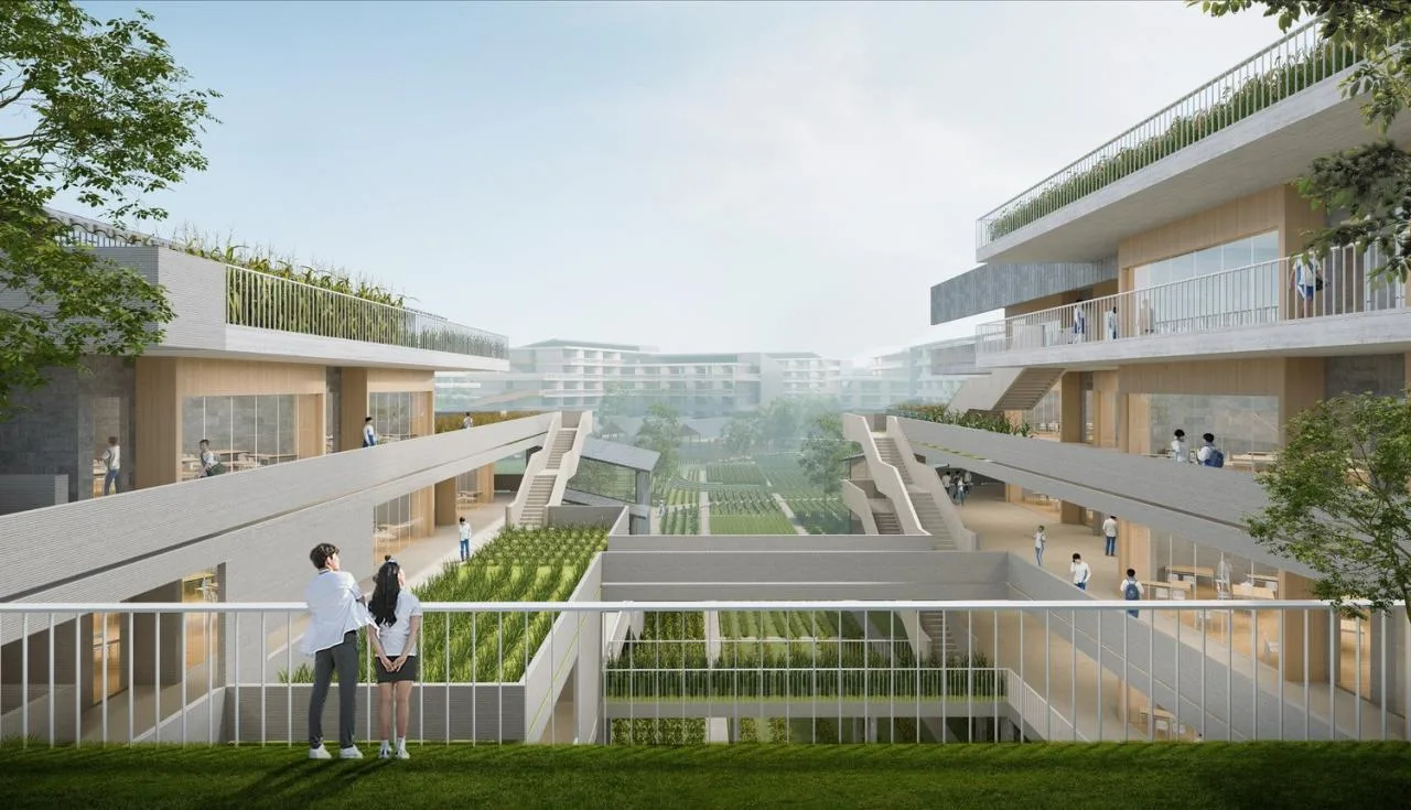 BIM Architecture | Key School Scheme Design in the Bay Area: Shunde School of Foshan No.1 Middle School/AG Huichuang