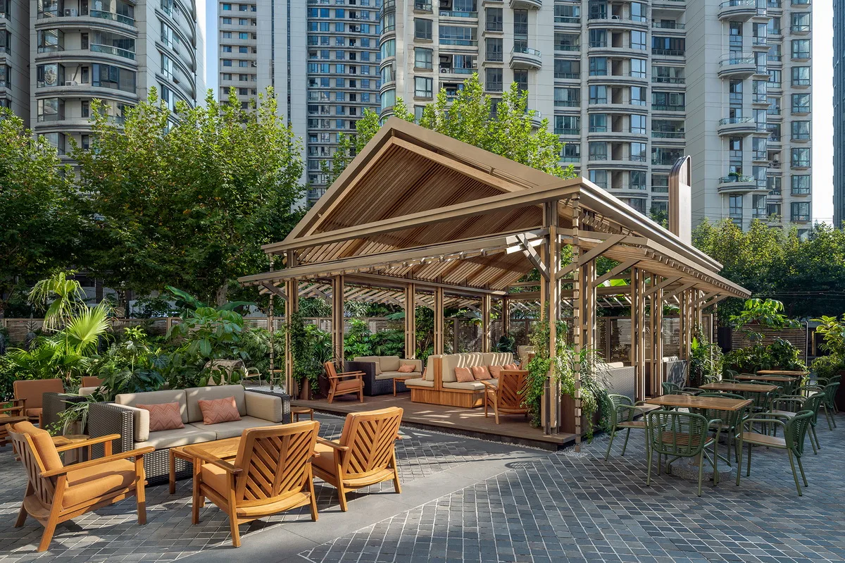 BIM Architecture | Shuangting Garden: Outdoor Space Renovation of Shanghai Sukhothai Hotel/LUKSTUDIO Studio