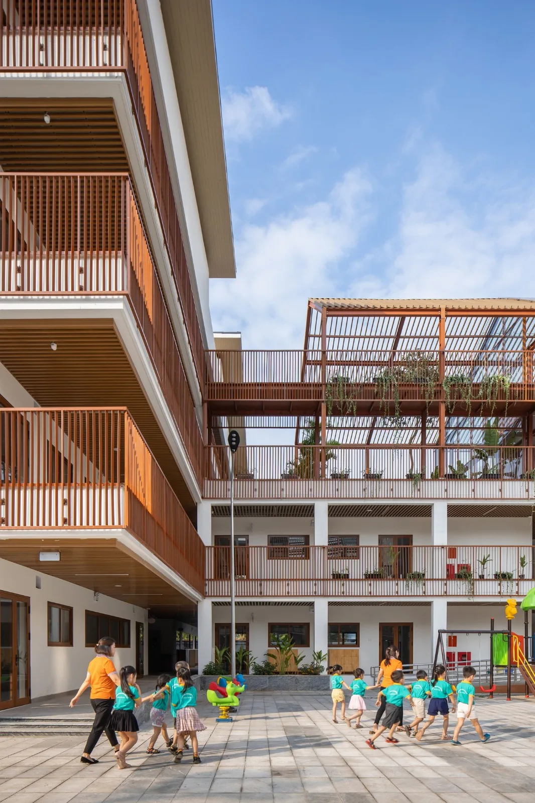 BIM Architecture | Dich Vong Hau Kindergarten/Sunjin Vietnam Joinventure Company