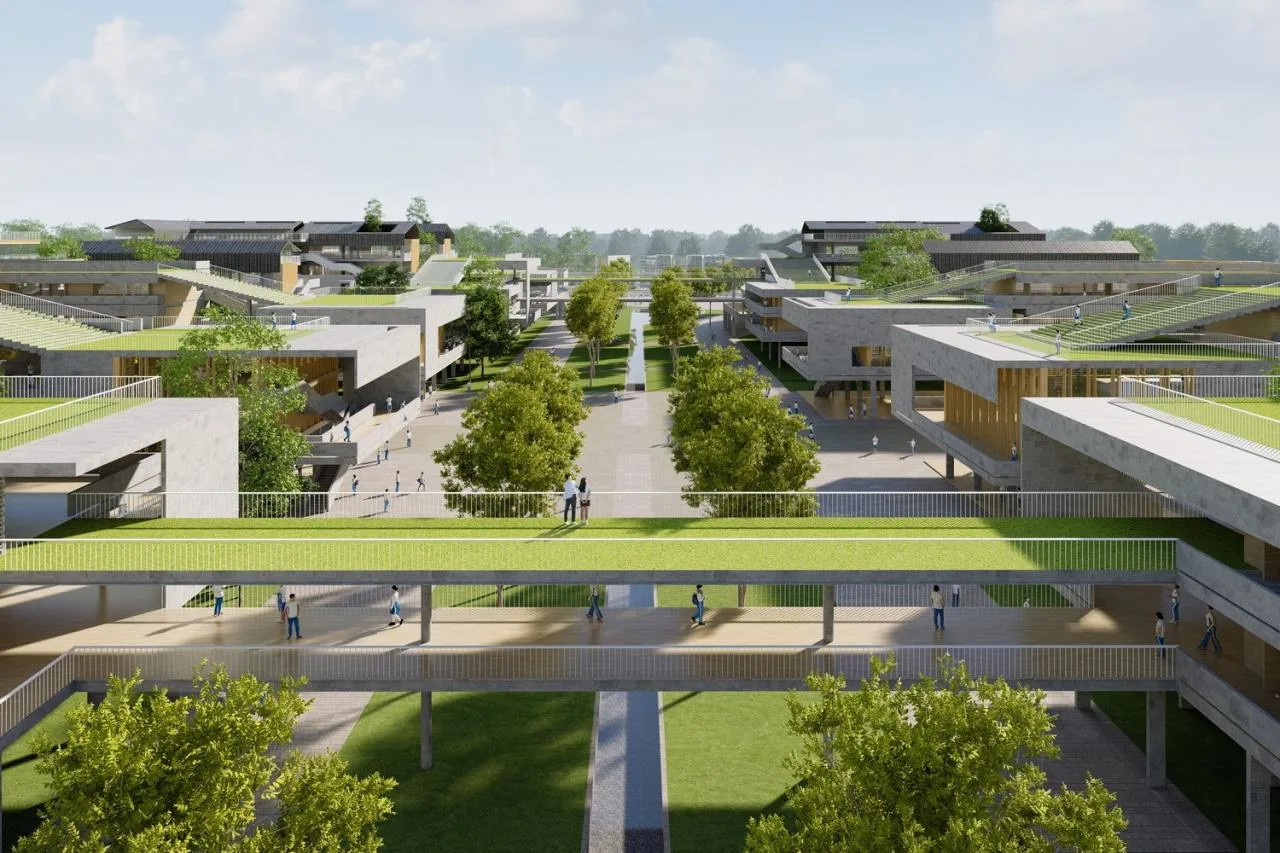 BIM Architecture | Key School Scheme Design in the Bay Area: Shunde School of Foshan No.1 Middle School/AG Huichuang